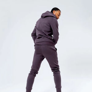 Conjunto Deportivo de Sudadera con Capucha para Hombre, Tejido Transpirable, 100% Poliéster, Manga Larga, Estilo Casual, Otoño, Venta al Por Mayor Personalizada - Product Image 3