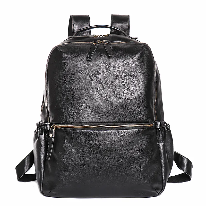 Genuine Leather Backpack Purse for Women Laptop Travel Large College Shoulder Bag