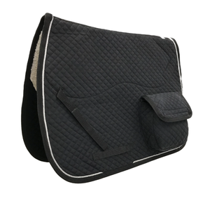 CLOVELIS IMPEX All Purpose Horse Saddle Pad with Pocket Wholesale Custom Manufacturer for Jumping <b>Dressage</b> Training Riding - Product Image 1
