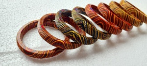 Brazaletes hechos a mano a medida Lac Celebrate Heritage con cada color. Disponible en una variedad de tamaños. Ideal para festivales - Product Image 2