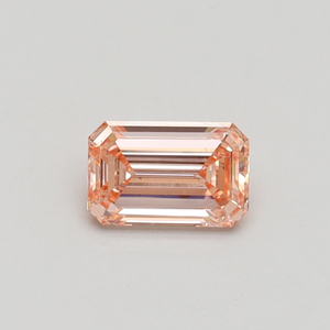 IGI 1.01 ct FV Pk Fancy Vivid Pink Emerald Cut Lab Grown Diamond Diamond VS2 Clarity pour bague de fiançailles ou fabrication de bijoux - Product Image 4