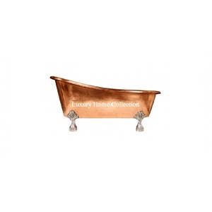 100% Pure Copper Made Luxury Stylish Bathtub With Aluminum Cast Silver Plated Fancy Design Stands Bathtub Supplies From <strong>India</strong>