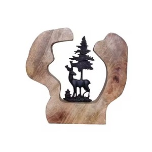 Elegante centro de mesa de estrella de metal para la cena de Navidad y la decoración navideña - Product Image 2