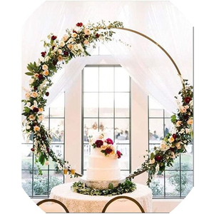 Support de gâteau d'arche d'acier inoxydable de vente chaude pour la décoration de centres de table de mariage avec la qualité de la meilleure qualité - Product Image 5