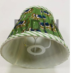 Abat-jour en coton fait main, écologique et luxueux Ridhi, avec motif floral, pour lampes de table/sol/suspendues/plafond d'intérieur - Product Image 2