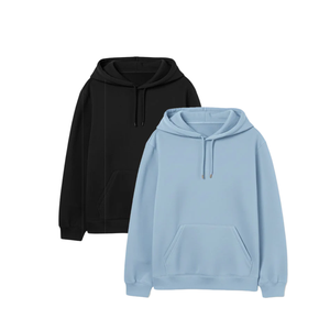 Sudadera ligera para hombre, Sudadera con capucha OEM, 100% de algodón, Polar, serigrafía personalizada para ropa informal, pedidos al por mayor - Product Image 1