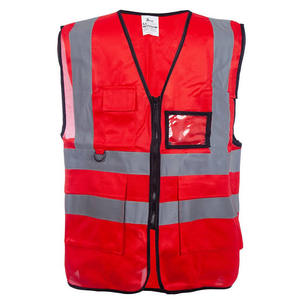 Vente en gros 100% polyester gilet de sécurité haute visibilité vestes de sécurité réfléchissantes personnalisables pour vêtements de travail logo de vêtements de sécurité - Product Image 3