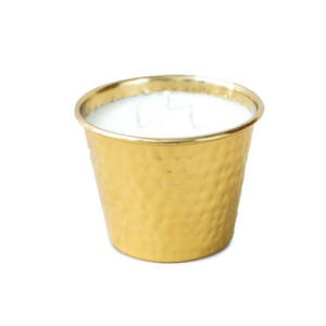 Mini pot à bougie votive avec pot à cire, design martelé en cuivre pur pour la décoration de la maison, Noël, élégantes mini bougies en pot - Product Image 6