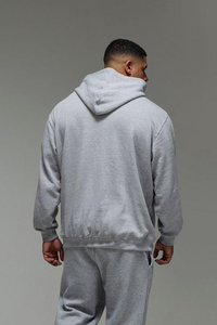 Sudadera con Capucha Extra Grande de Alta Calidad, Gruesa y Pesada, de Algodón para Invierno, con Logotipo Personalizado, Hombros Caídos, de Marca Marfa International - Product Image 5