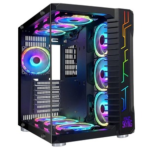 เคสคอมพิวเตอร์เกมมิ่งทรง Mid Tower ดีไซน์ทันสมัย พร้อมแผงกระจกนิรภัยและระบบระบายความร้อนด้วยอากาศแบบ High Airflow สำหรับเคสคอมพิวเตอร์เกมมิ่งแบบ Full Tower - Product Image 4