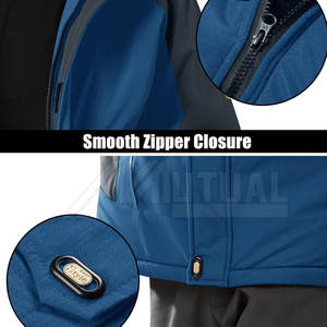 Chaqueta de nieve para hombre más vendida, hecha a medida, de gran tamaño, con capucha, a prueba de viento, cierre de cremallera, último diseño, precio - Product Image 3