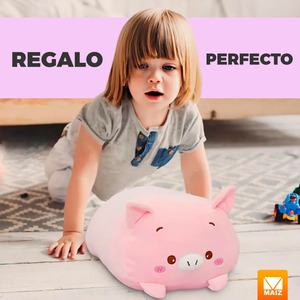 Plush Pig <b>Pillow</b>, Soft Kawaii Baby Plush Toy - Assorted Colors - Product Image 4