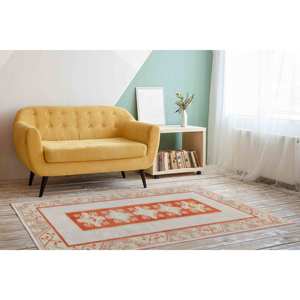 Alfombra de Diseño Persa: Alfombra Decorativa Antideslizante para Salón, Alfombra Estampada, Alfombra Delgada No Tejida - Product Image 1