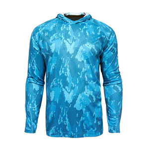 À la mode 2025 hommes à manches longues maillot de pêche respirant été sweats à capuche séchage rapide séchage rapide respirant caractéristiques DTF Sublimation - Product Image 6