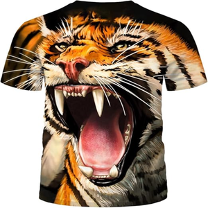 T-shirt blanc en polyester 100% personnalisé en gros style de rue haute avec conception de sublimation graphique avant - Product Image 2