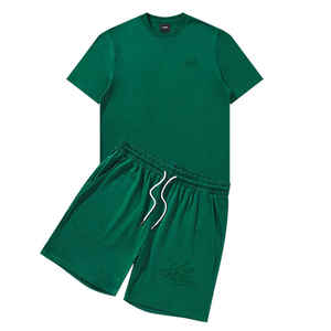 Short d'été deux pièces survêtement pour homme t-shirt à manches courtes et short ensemble costumes unisexes pour homme - Product Image 6