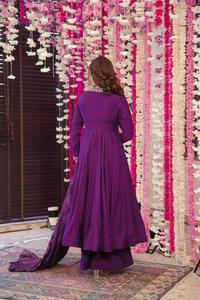 Designer Party Wear Pure Silk Embroidery Work <b>Top</b> and Bottom With Cotton Dupatta Pure Silk Heavy Embroidery <b>Top</b>-Bottom Dupatta - Product Image 5