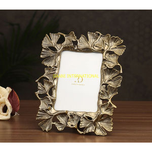 Vintage Gold Metal Photo <b>Frame</b> with Bird and Branch Design Artistic Decorative <b>Picture</b> <b>Frame</b> for Home Office and Gift Purpose - Product Image 4