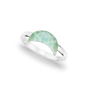 Vente en gros d'argent sterling 925 Amazonite à facettes croissant de pierres précieuses bague montres plaqué or Inde Collection chrétienne - Product Image 1
