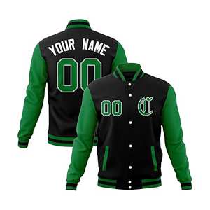 Blouson aviateur à col montant vintage personnalisé veste de baseball universitaire pour hommes avec numéro de nom personnalisé service d'hiver OEM grande taille - Product Image 4