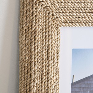MEILLEURE VENTE Cadre photo élégant de luxe en corde de jonc de mer | Cadre photo naturel fait à la main écologique pour la décoration de table à la maison - Product Image 4