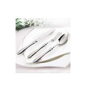 Usine en gros de haute qualité de polissage argenterie Logo personnalisé avec poignée martelée en acier inoxydable poli miroir couverts - Product Image 1