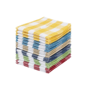 Paño de Cocina de Algodón 100% de 450 g/m², 18x30 Pulgadas, con Diseño de Rayas Minimalistas y Bordado de Golf, de Secado Rápido, Hecho en India - Product Image 3