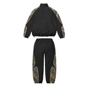 Survêtements en nylon personnalisés de haute qualité pour hommes surdimensionné fermeture éclair Baggy coupe-vent Jogging costumes coupe-vent ensemble pour l'hiver - Product Image 6