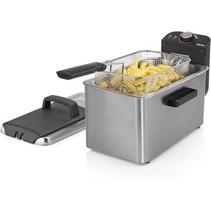 Friteuse électrique Nova 183200, capacité de 3 litres, avec zone froide et filtre de sécurité - Product Image 2