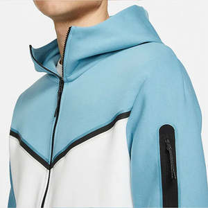 Conjunto Deportivo de 2 Piezas para Hombre, con Capucha, Informal, Sólido, para Entrenamiento, Gimnasio, Personalizado, 100% Algodón - Product Image 3