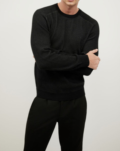 เสื้อสเวตเตอร์แบบสวมศีรษะสำหรับผู้ชายเสื้อสเวตเตอร์แบบสวมศีรษะทรงสลิมฟิตผ้าคอตตอน100% นิ่มสำหรับฤดูหนาวผ้าถักเย็บปักและโลโก้ได้ตามต้องการ - Product Image 1