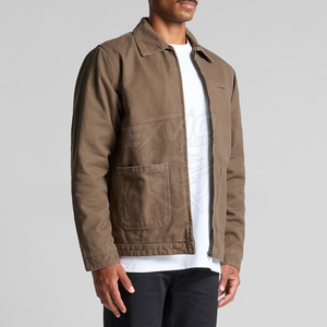 Casual Outdoor Outerwear <b>Canvas</b> <b>Jacket</b> Durable Fabric Comfortable Fit Designed For Daily Wear Winter <b>Jacket</b> - Product Image 3