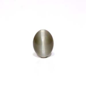 Pierre précieuse œil-de-chat de 5,2 carats, 10 mm, brun doré, minérale, polie, certifiée IGI pour accessoires de bijouterie - Product Image 1
