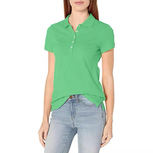 T-shirt de polo pour femmes à la mode fabriqué avec le meilleur matériau avec des vêtements de conception personnalisés polos pour femmes élégants à la mode - Product Image 3
