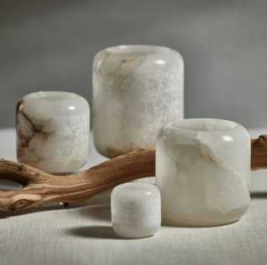 Portavelas de Alabastro Natural Más Vendido, Decoración del Hogar, Acabado de Lujo, Calidad Premium, Hecho a Mano por Artesanos - Product Image 4
