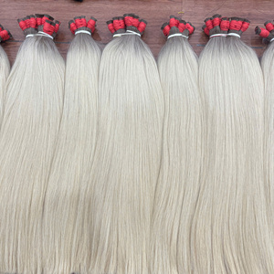 Cabello humano a granel, extensiones de cabello de la mejor calidad, hermosas, muy brillantes y suaves, fáciles de aplicar, de muy alta calidad. - Product Image 5