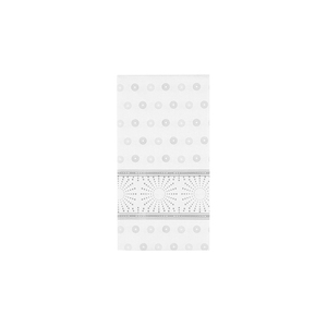 Tovaglioli Bianchi 48x48cm con Stampa Esferas Grigia, Piegati 1/8, Bambulux Eco, 300 Pezzi, B2B - Product Image 1