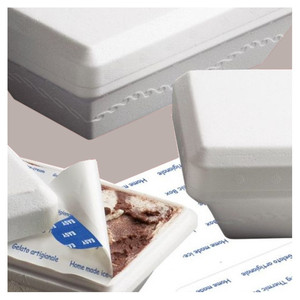 KristalGel 1500g Boîte isotherme en polystyrène pour crème glacée, lot de 24 pièces avec logo personnalisé, stockage portable de glace sèche pour usage alimentaire, capacité 60L - Product Image 1