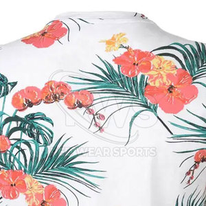 Nueva llegada de los hombres de ajuste suelto impreso sublimación camisetas 100% algodón Casual Wear sublimación camisetas - Product Image 6