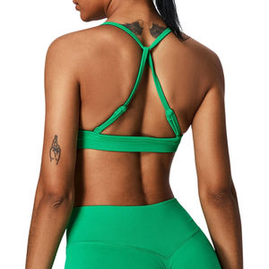 Soutien-gorge de sport à bretelles réglables avec fonction de séchage rapide Support moyen élevé pour Impact Fitness Wear Activewear personnalisable - Product Image 4