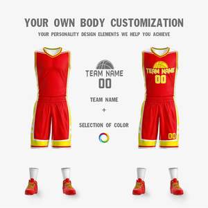 Diseña Tu Propio Uniforme de Baloncesto, Chaleco y Pantalones Cortos de Baloncesto Sublimados Personalizados - Product Image 3