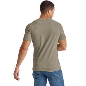 Camiseta de Manga Corta con Cuello Redondo de Algodón Ligero para Hombre - Product Image 3