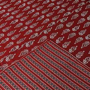 Maroon Floral Print 240 TC Cotton Double <b>Bed</b> Dohar SHKR1020 <b>Comforter</b> - Product Image 5