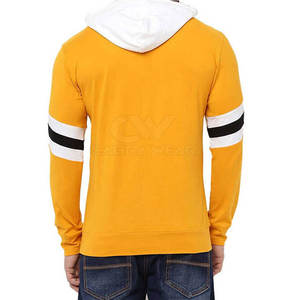 เสื้อฮู้ดผู้ชายผ้าฝ้ายย้อมสีล้วนเป็นมิตรกับสิ่งแวดล้อมและระบายอากาศได้ดี - Product Image 5