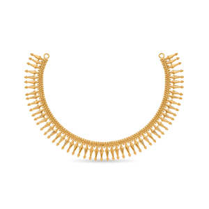 Collar de Oro con Corazón de Circonio para Mujer, Marca Suryalekha, Cadena Clásica para Bodas, Fiestas y Regalos - Product Image 3