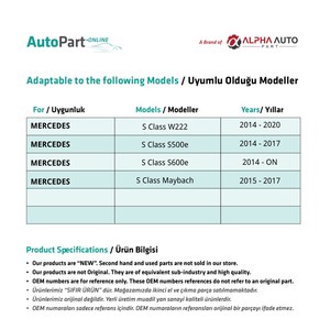 Plástico de Reparación para Techo Solar de Mercedes Clase A W177, Clase C W205 - 50 Piezas - Product Image 4