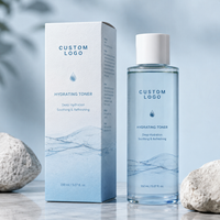 Boîte en papier cosmétique personnalisée, boîte pliante à rabat, emballage pour soins de la peau, sérum, crème, essence, maquillage, vente en gros, OEM, boîte en papier