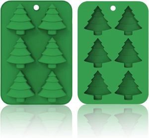 Moules en silicone de qualité alimentaire pour Noël, résistants au four et au lave-vaisselle, pour chocolat, bonbons, gelée, gâteaux, fournitures pour fêtes - Product Image 1
