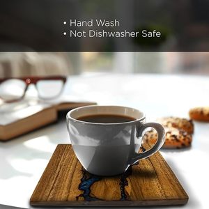 Sous-verre en résine de bois de style bohème, qualité supérieure, fait à la main, écologique, pour la décoration de la maison, prix de gros en Inde - Product Image 5