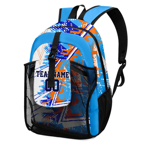 Sac à dos décontracté DANZY SPORTS à motif géométrique, design durable, en polyester, unisexe, avec fermeture éclair - Product Image 2